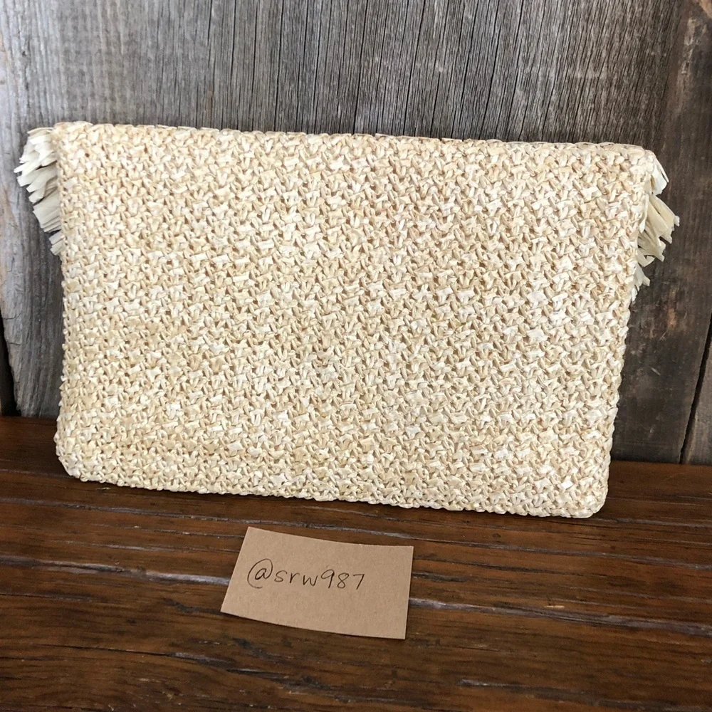 Beachly The North Shore Clutch Frayed Tassel